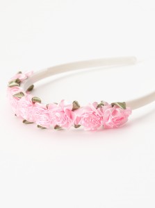 Pink Flower Headband