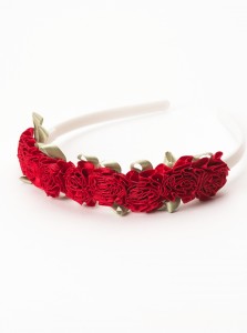 Red Flower Headband